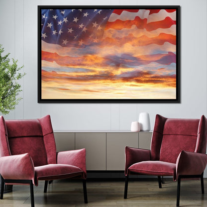 American Sky Canvas Wall Art