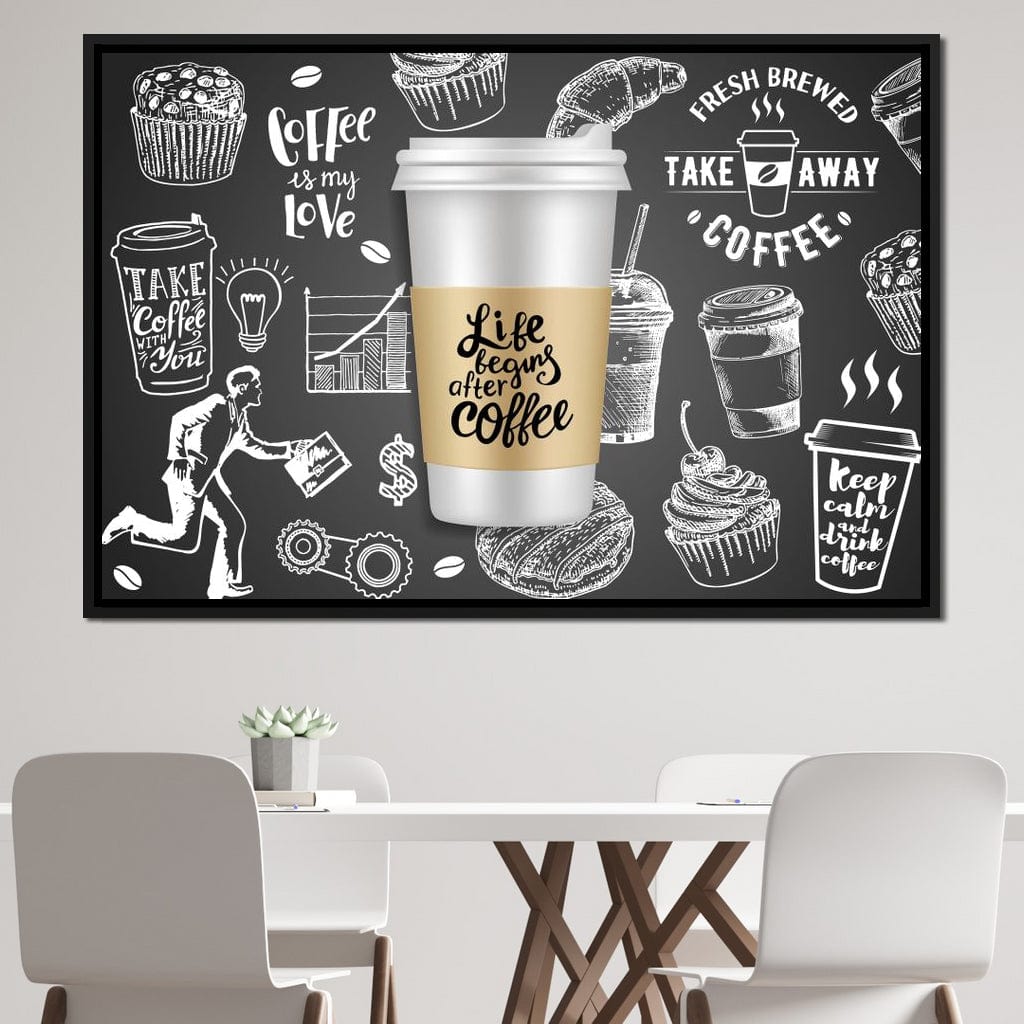 Essential Coffee Canvas Wall Art