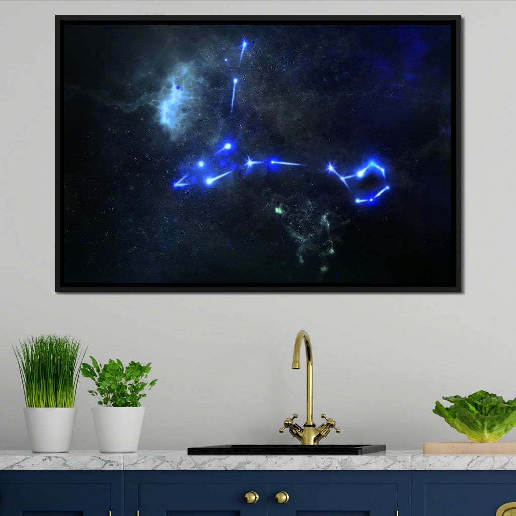 Pisces Canvas Wall Art