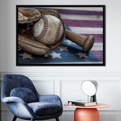 Baseball Nation Canvas Wall Art
