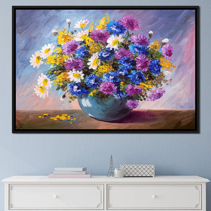 Bouquet of Wildflowers Canvas Wall Art