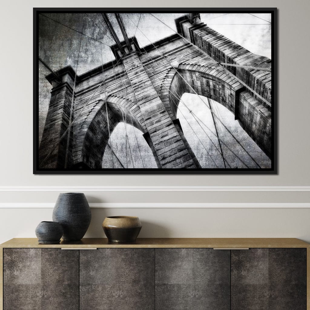 Brooklyn Bridge Arch Canvas Wall Art
