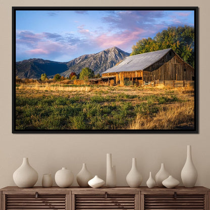 Sunrise at the Ranch Canvas Wall Art