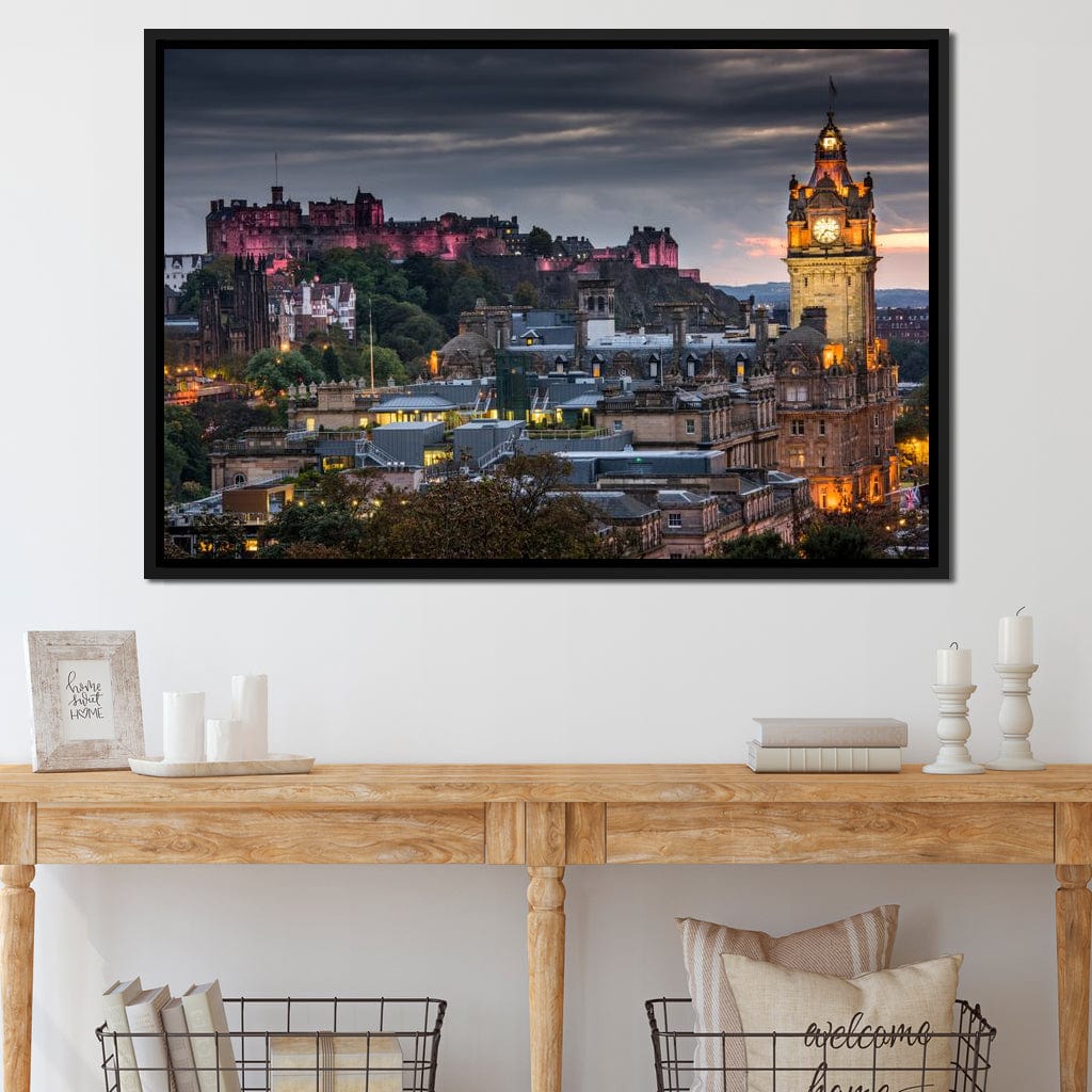 Edinburgh Castle Canvas Wall Art