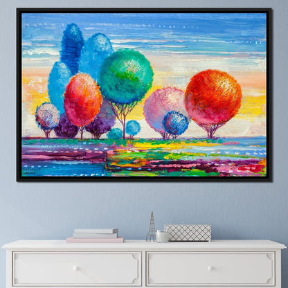 Autumn Fantasy Forest Canvas Wall Art
