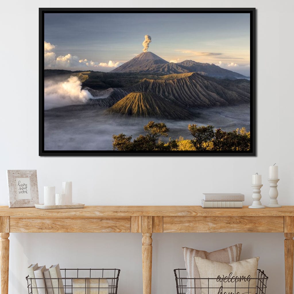 Bromo Volcano Canvas Wall Art