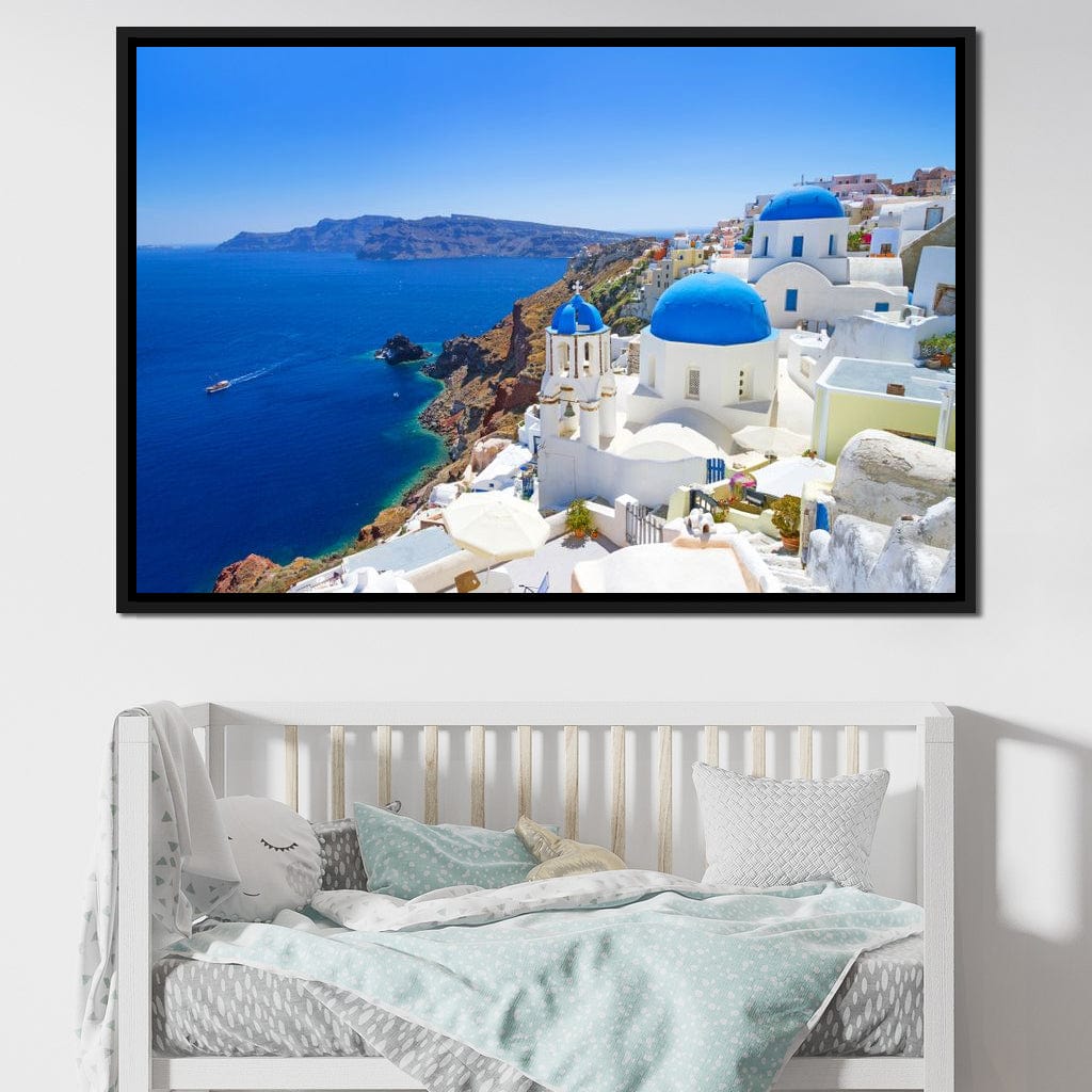 Santorini Canvas Wall Art