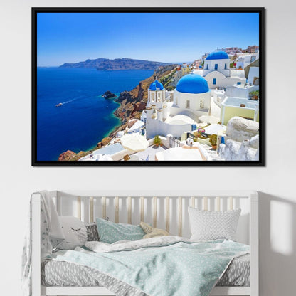 Santorini Canvas Wall Art