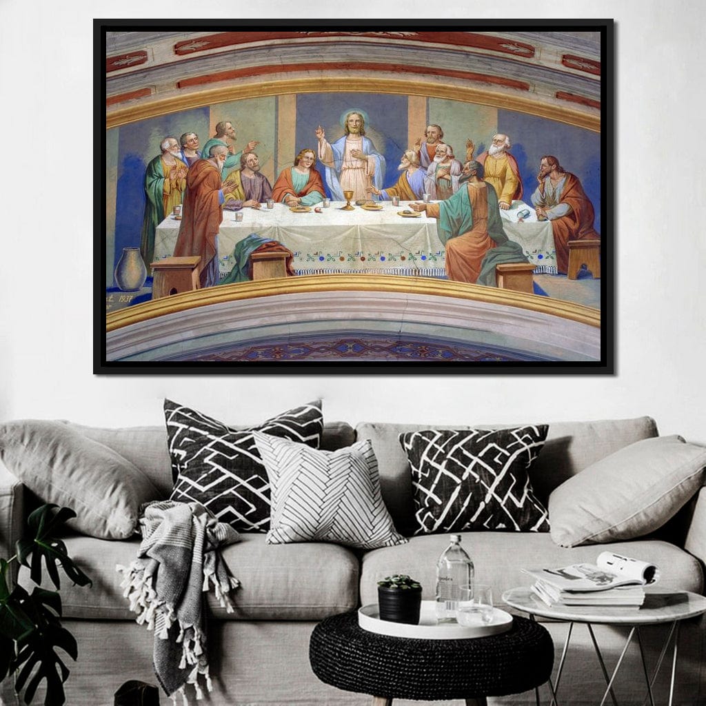 Last Supper Fresco Canvas Wall Art