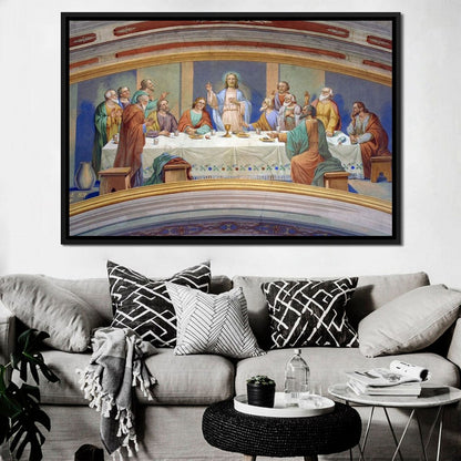 Last Supper Fresco Canvas Wall Art