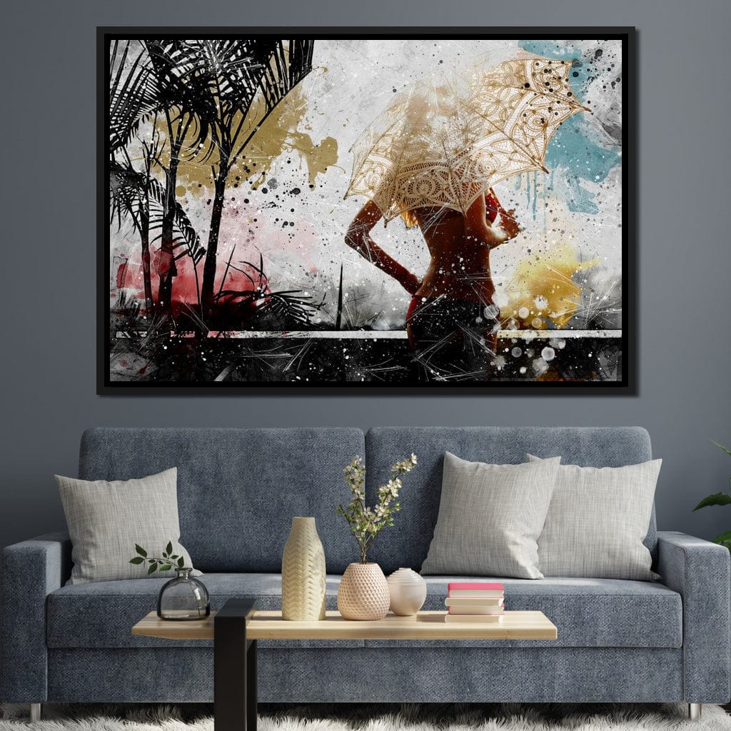 Tropical Summer Canvas Wall Art