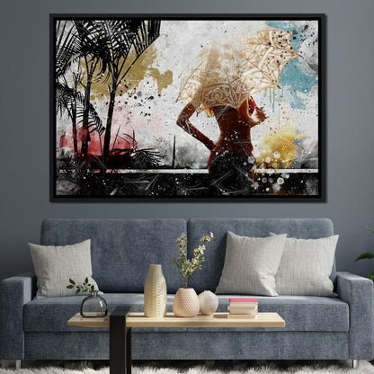 Tropical Summer Canvas Wall Art