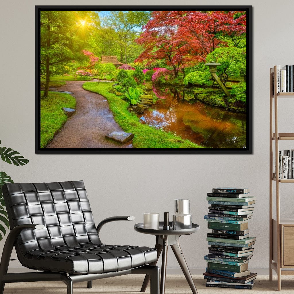 Japanese Garden Canvas Wall Art