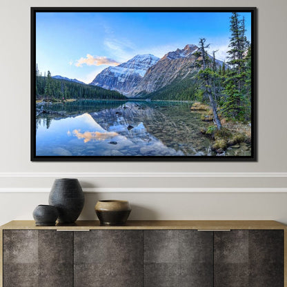 Edith Lake Canvas Wall Art