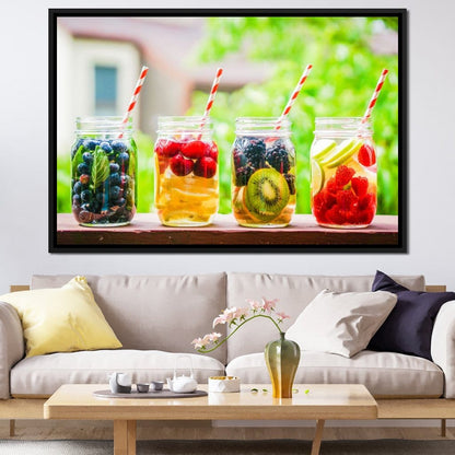 Detox Water Canvas Wall Art