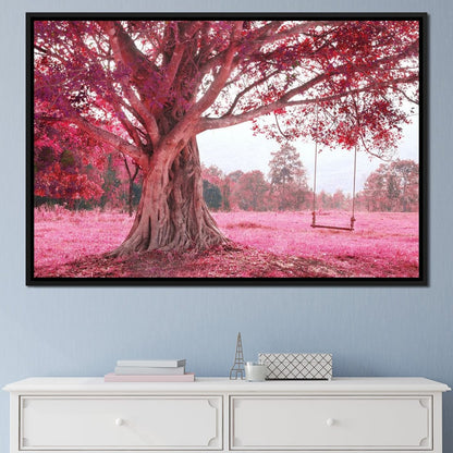 Romantic Cherry Blossom Canvas Wall Art