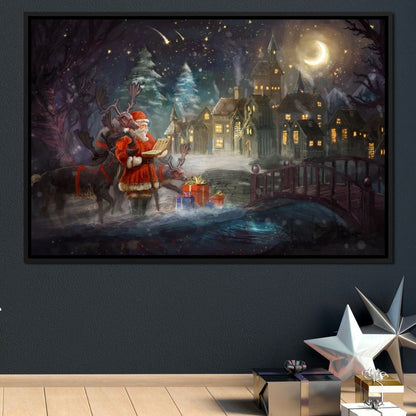 Santa Claus Canvas Wall Art