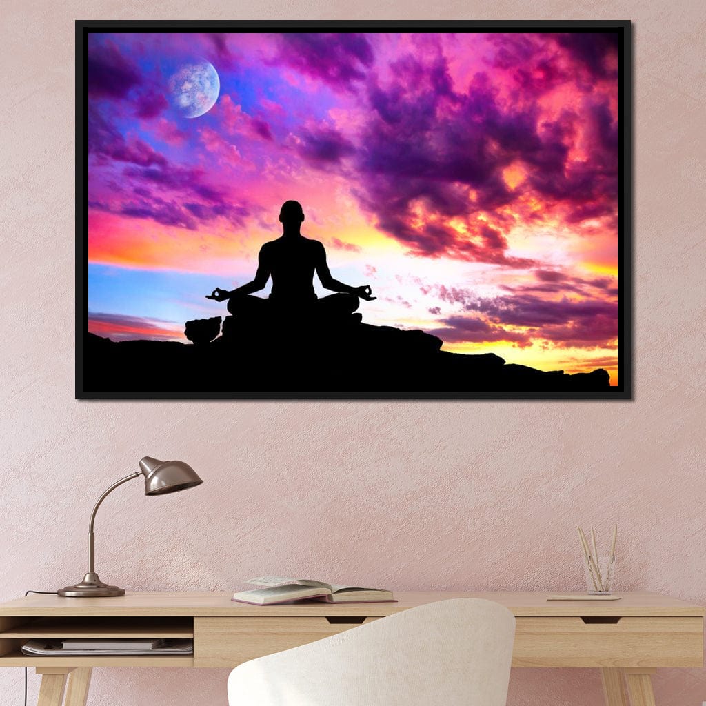 Master of Yoga Canvas Wall Art