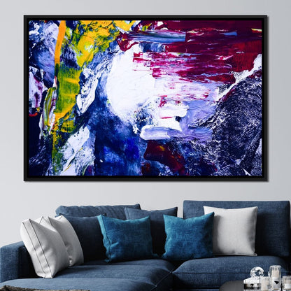Abstract Sea Splash Canvas Wall Art