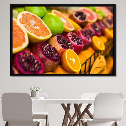 Istanbul Fruit Market Canvas Wall Art