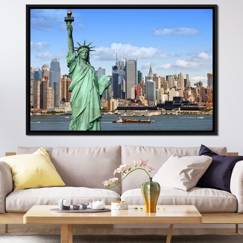 The New York City Skyline Canvas Wall Art