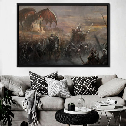 Fantasy Battlefield Canvas Wall Art