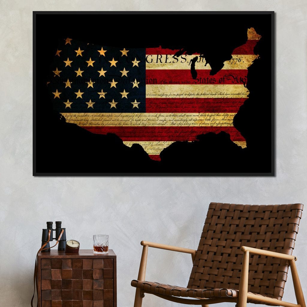Declaration of Independence Canvas Wall Art