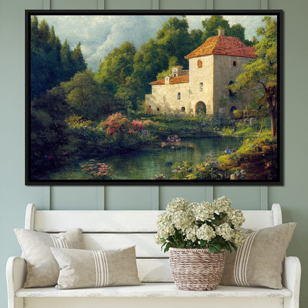 The Gardens Of Ninfa Canvas Wall Art