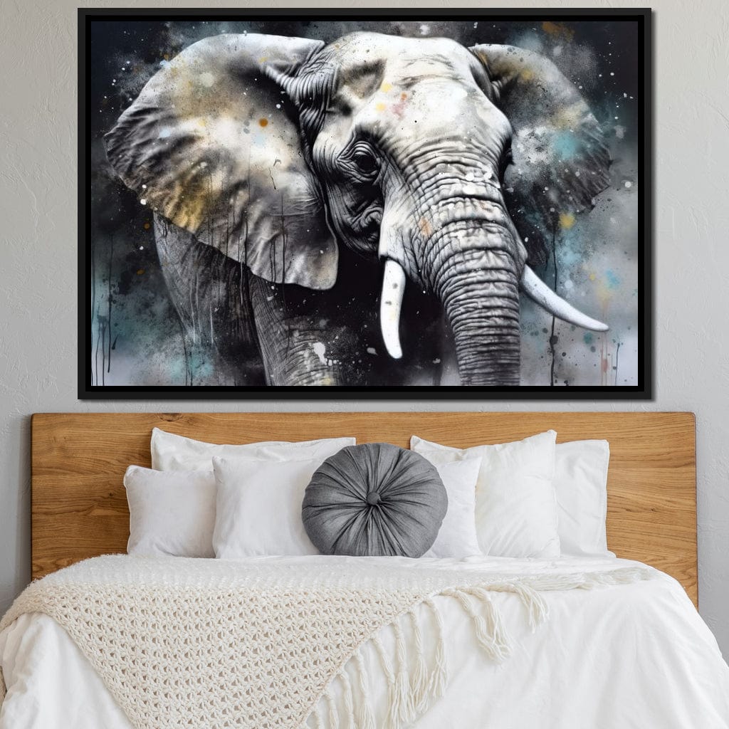 Urban Jungle: Elephant Canvas Wall Art