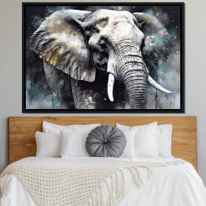 Urban Jungle: Elephant Canvas Wall Art