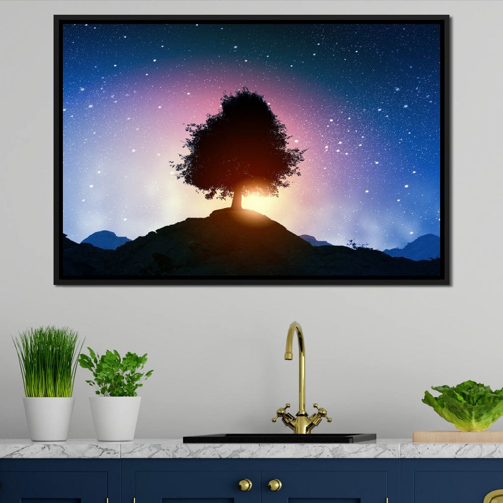 Spectacular Otherworldly Sunset Canvas Wall Art