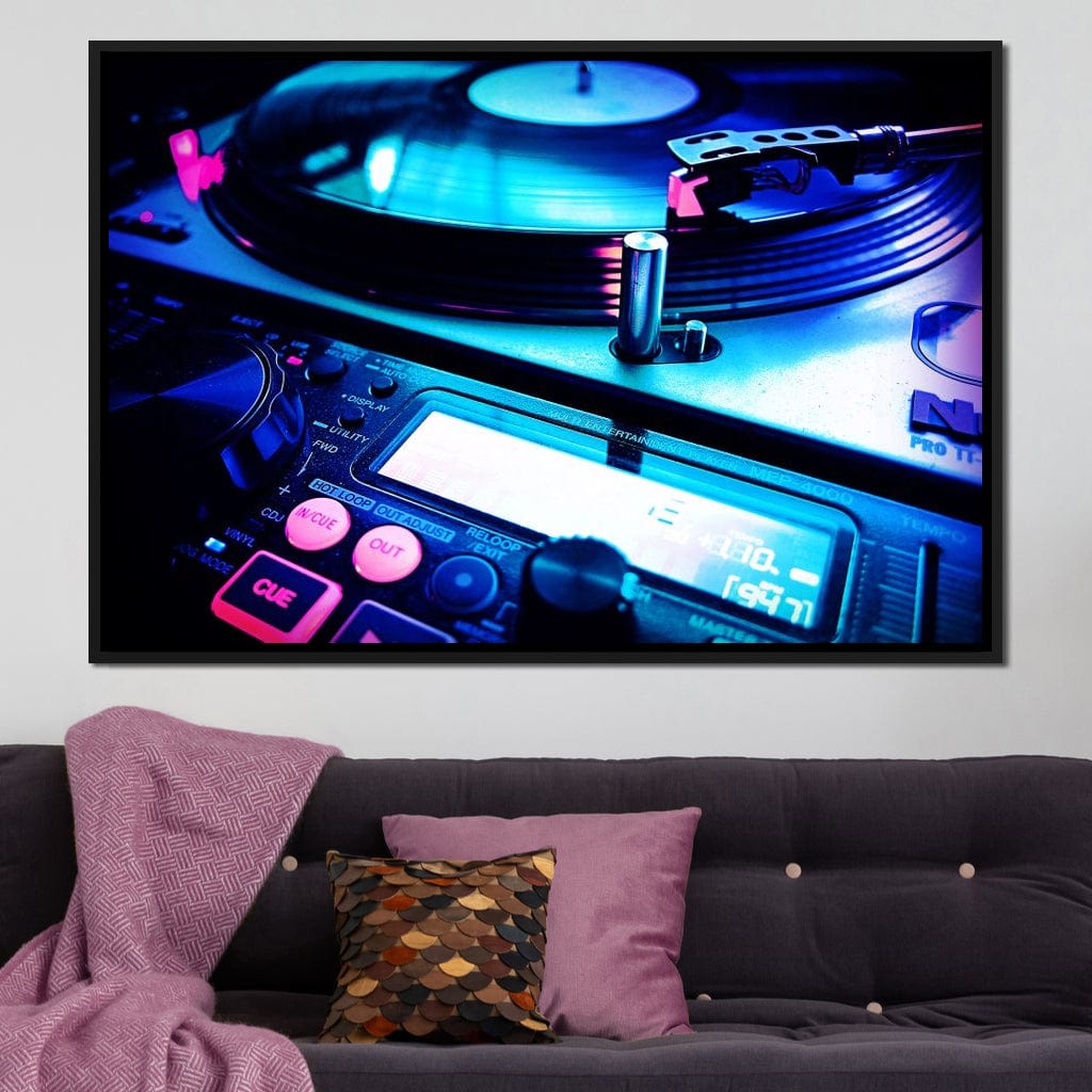 Long Live Vinyl Canvas Wall Art