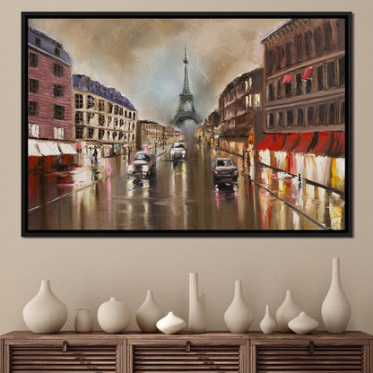 French Avenue Canvas Wall Art