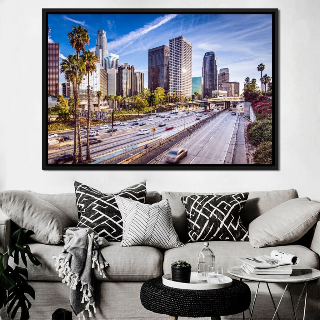 Los Angeles Skyline Canvas Wall Art