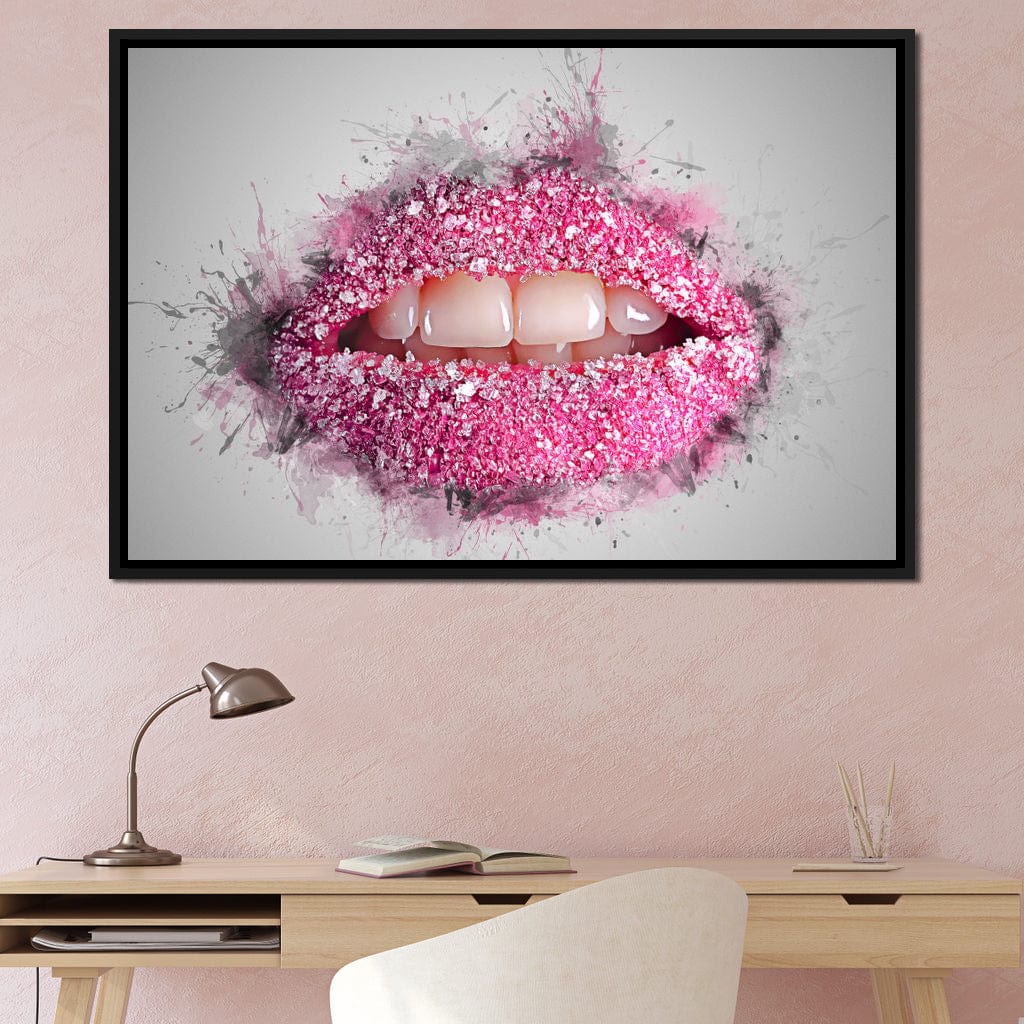 Sugar Lips Canvas Wall Art