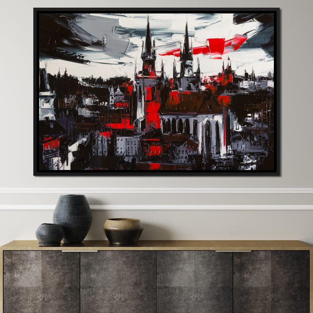 Medieval City Canvas Wall Art