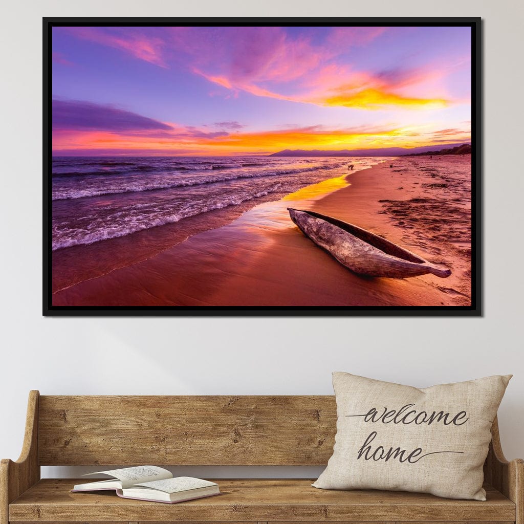Lake Malawi Sunset Canvas Wall Art
