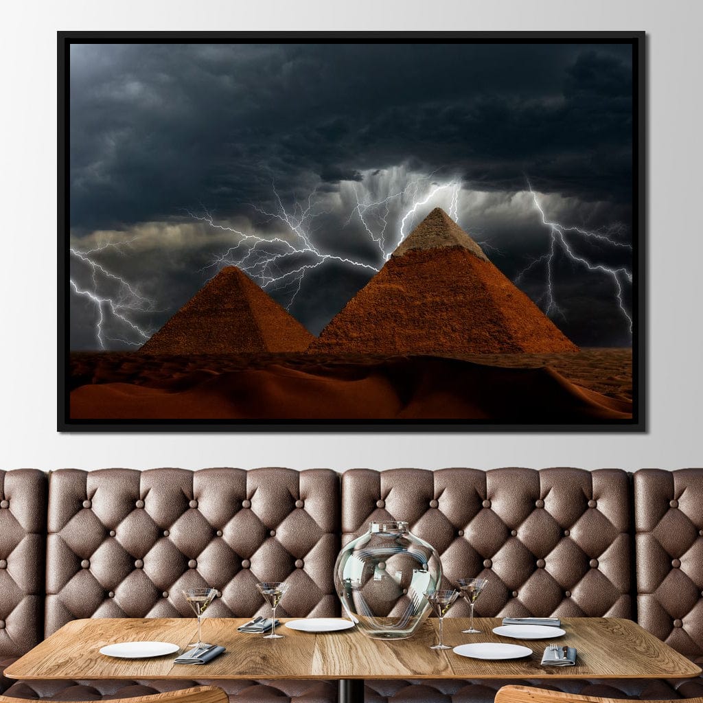 Pyramids of Giza Canvas Wall Art