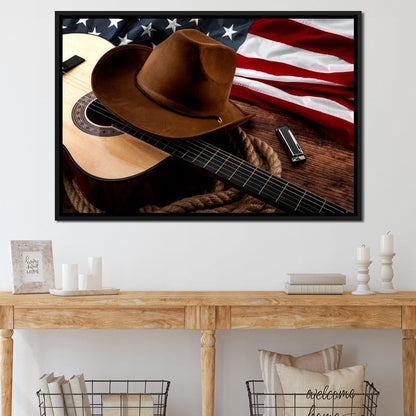 Country Music Canvas Wall Art