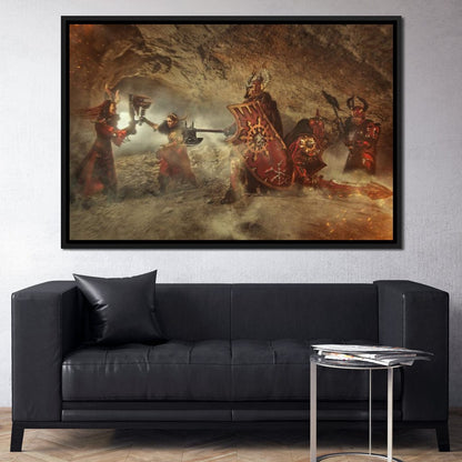 Dungeon Warriors Canvas Wall Art