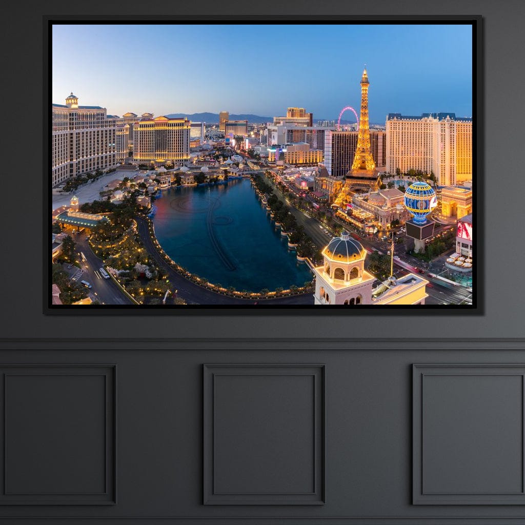 Las Vegas Skyline Canvas Wall Art