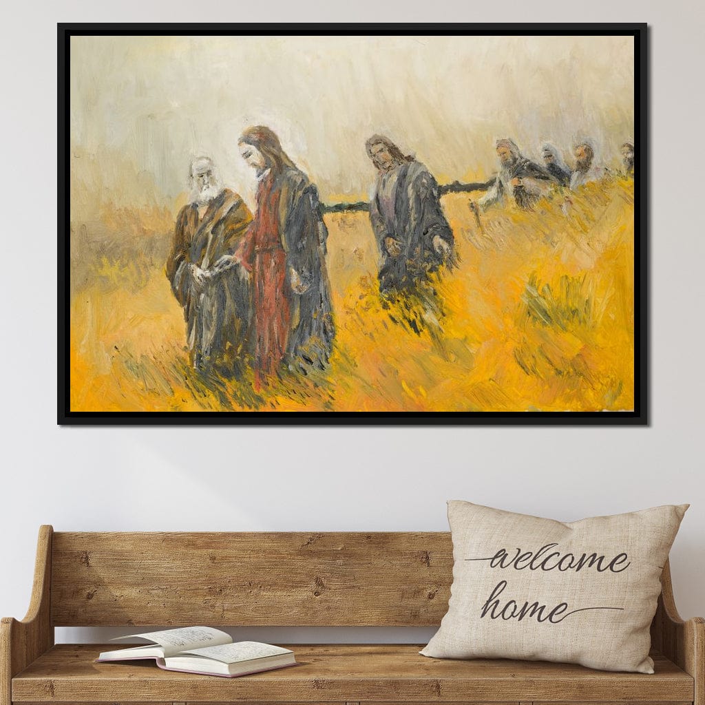 Religious Scene Canvas Wall Art