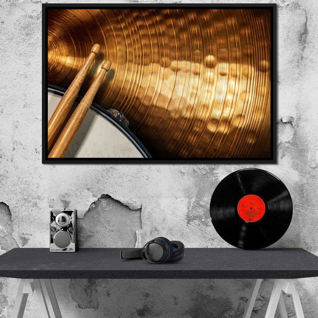 Percussionist Canvas Wall Art