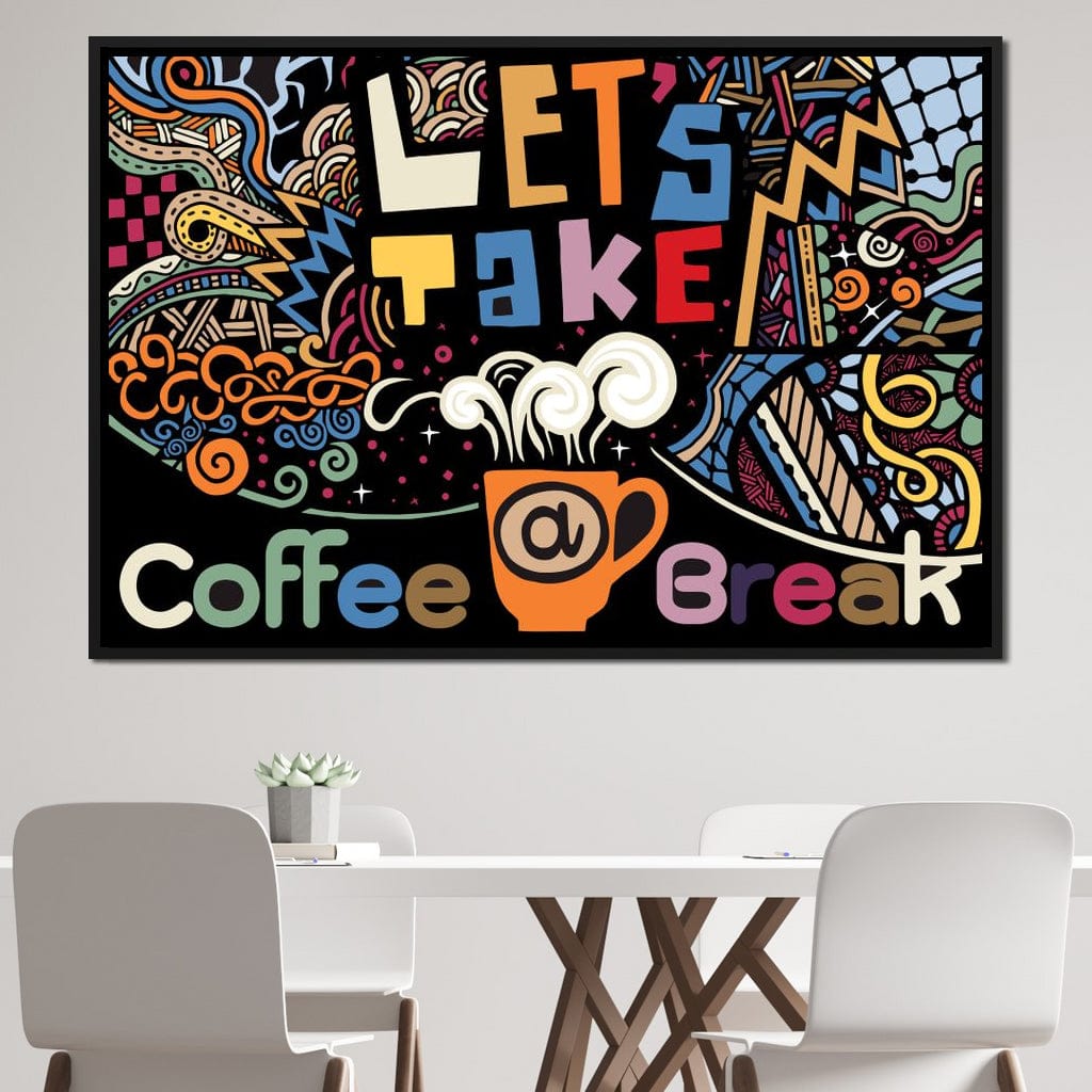 Coffee Break Canvas Wall Art