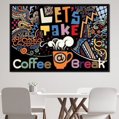 Coffee Break Canvas Wall Art