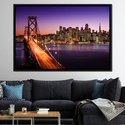 Bay Bridge Canvas Wall Art