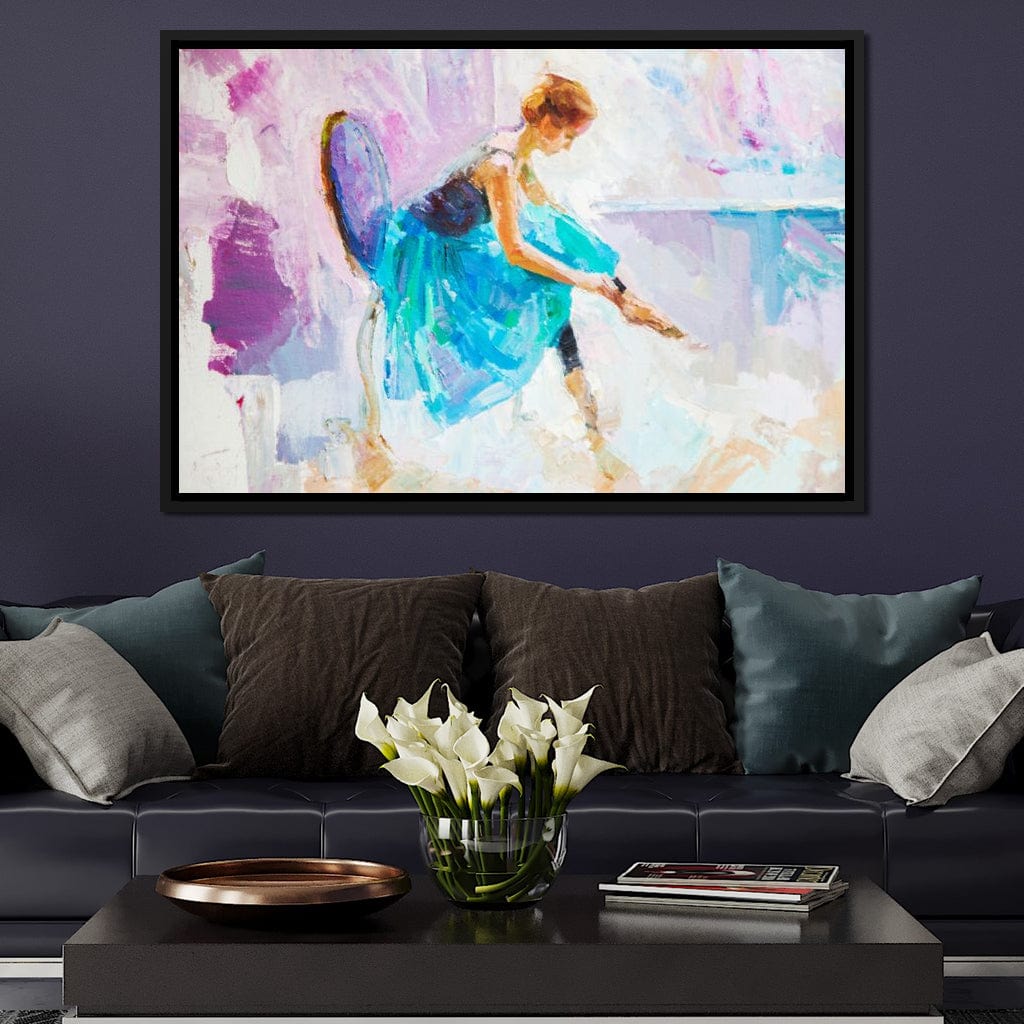 Gracious Ballerina Canvas Wall Art