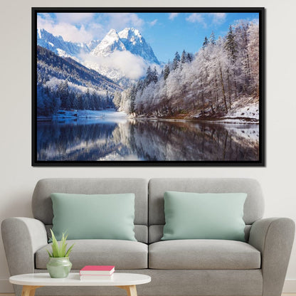 Winter in the Rockies Canvas Wall Art