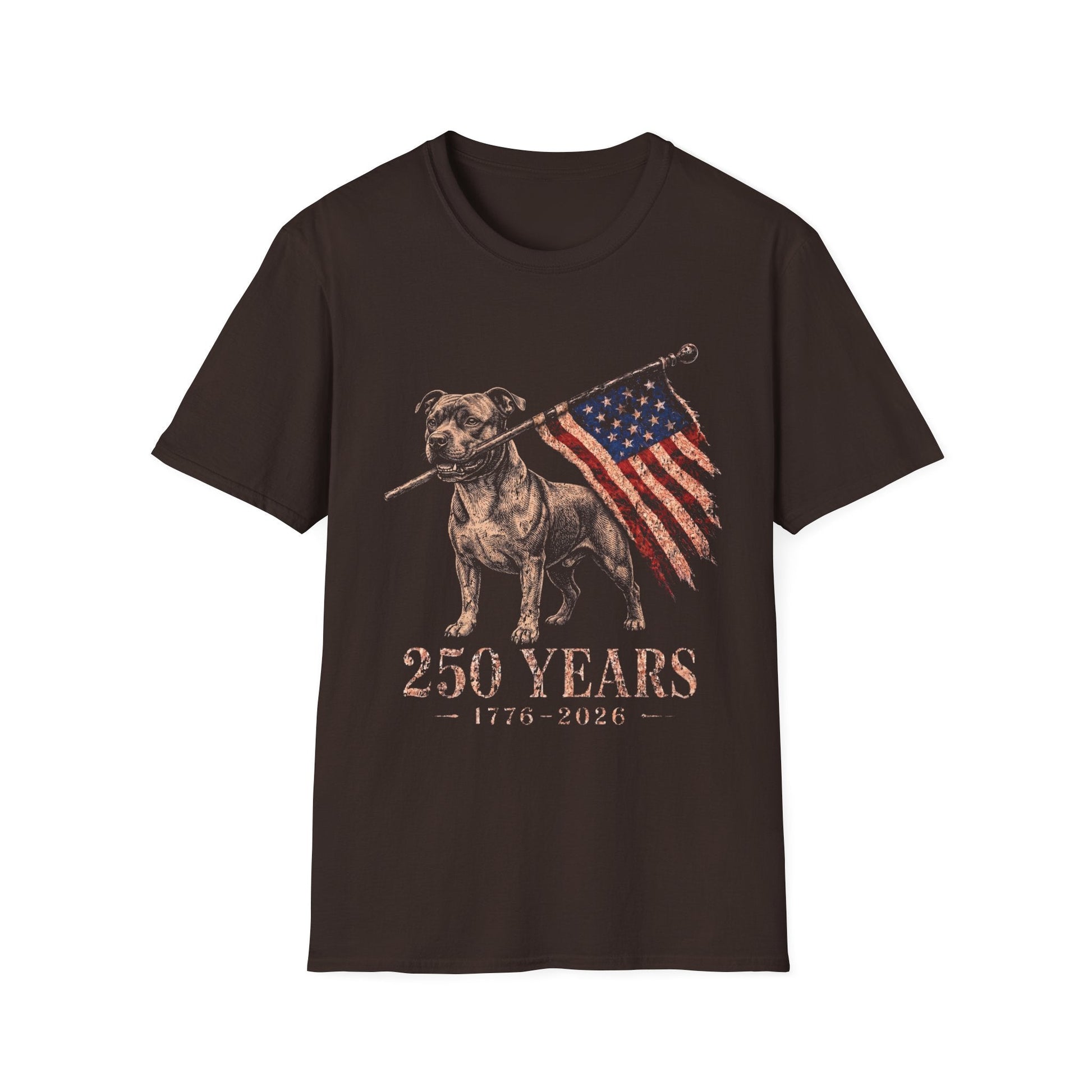 Staffordshire Bull Terrier USA 250 Years Tee