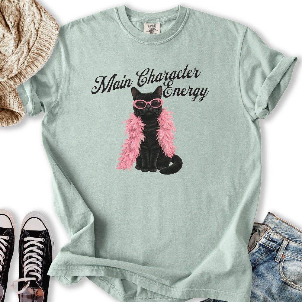 Main Character Black Cat Relaxed Tee